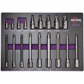 Mayhew Tools 16066F Triple Square Master Socket Bit Set, 18-piece, S2 Tool Steel-