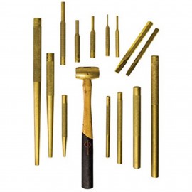 Mayhew Tools 61369 Brass Set, 15-Piece, non-sparking-