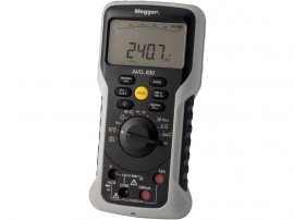 Megger 1008-221 AVO835 Digital True RMS Multimeter, 1,000VAC, 0.1mA to 10A-