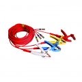 Megger 2008-300-15 3Ø Universal Shielded H Test Lead Set with color-coded clamps, 15', 10 A, 4-pack-