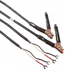 Megger 242006-18 Duplex Test Leads; 1.5&quot; Kelvin Clips; 10 A; 18 ft.&quot;-