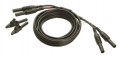 Megger 6231-652 Miniature Clip Test Lead Set, 1 Pair-
