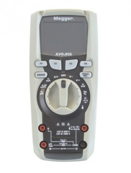 Megger AVO850 True RMS AC/DC Data Logging Multimeter, 1000V-