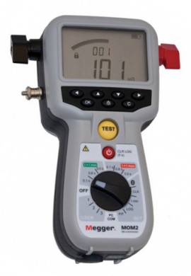 Megger BD-59092 MOM2, Micro-Ohmmeter, Kelvin Clamps, 240A-