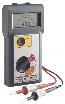 Megger MIT200-EN 500 V Insulation Tester-