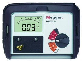 Megger MIT320 Digital Insulation Tester, 1000V-