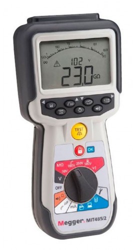 Megger MIT481/2 Insulation and Continuity Tester with result storage, 50/100/250/500 V-