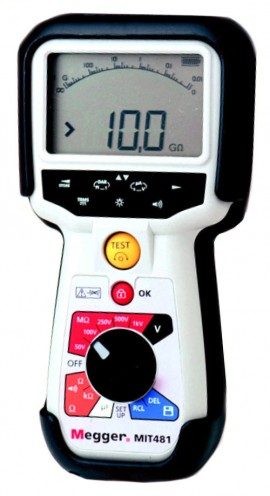 Megger MIT481-EN 1000V Premium/Telecom Insulation Tester-