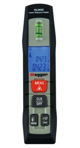 Megger MLM50 Laser Distance Meter, 164&#039;-