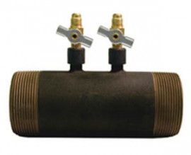 Meriam 10A-0020F-10 Inline Accutube for Schedule 40, 2", Brass-