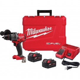Milwaukee 2904-22 Hammer Drill/Driver Kit, 18V, ½"-