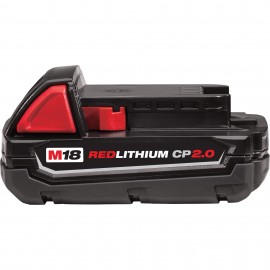 Milwaukee 48-11-1820 M18 Battery, 18 V, 2 Ah-