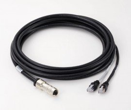 Mitutoyo 02AQL393 Power and Ethernet Master Cable w/ 90&amp;deg; Connector,10M-