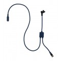 Mitutoyo 02AZE140F U-WAVE-T Footswitch Connection Cable F, flat straight type-