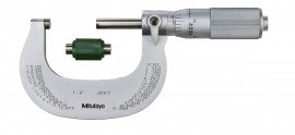 Mitutoyo 102-330-10 101 Series Outside Micrometer, 1 to 2&quot;, Friction Thimble-