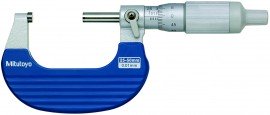 Mitutoyo 102-702 Series 102 Mechanical Ratchet-Thimble Micrometer, 25 to 50 mm, Metric-