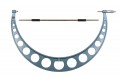 Mitutoyo 103-160 Outside Micrometer Economy Design, 575 to 600 mm-