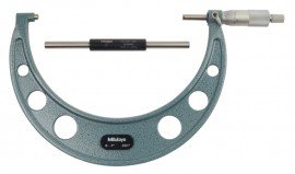 Mitutoyo 103-183 Series 103 Outside Micrometer with ratchet stop, 6 to 7&amp;quot;, 0.001&amp;quot;-