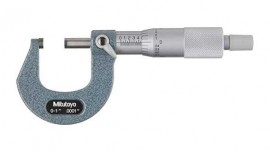 Mitutoyo 103-260 Series 103 Outside Micrometer, 0 to 1&amp;quot;, 0.0001&amp;quot;-