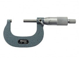 Mitutoyo 103-262 Outside Micrometer, 1 to 2&quot; (25.4 to 50.8 mm)-