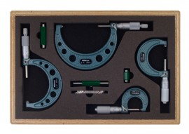 Mitutoyo 103-931 Outside Micrometer Economy Design Set, 0 to 4”-