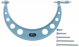 Mitutoyo 104-136 Interchangeable Anvil Outside Micrometer, 150 to 300 mm, 0.01 mm graduations-
