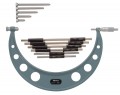 Mitutoyo 104-138 Series 104 Outside Micrometer with interchangeable anvils, 6 to 12&amp;quot;, imperial-
