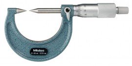 Mitutoyo 112-226 Point Micrometer with hardened tip, 1 to 2”, 30&amp;deg;-