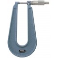 Mitutoyo 118-129 Series 118 Sheet Metal Micrometer, 0 to 1&amp;quot;, 6.3&amp;quot; throat-