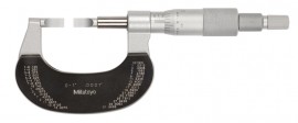 Mitutoyo 122-135 Blade Micrometer Hardened Steel, 0 to 1”-