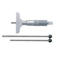 Mitutoyo 129-113 Mechanical Depth Micrometer with Interchangeable Rods, 0 to 50 mm-