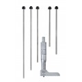 Mitutoyo 129-332 Mechanical Depth Micrometer with Interchangeable Rods, 0 to 6&quot;, 0.001&quot;-