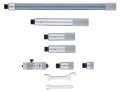 Mitutoyo 137-208 Carbide Tipped Tubular Inside Micrometer, 50 to 500 mm-