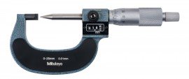 Mitutoyo 142-402 Series 142 Crimp-Height Type Micrometer with digit counter, 0 to 25 mm-