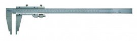 Mitutoyo 160-128 Vernier Caliper with nib style jaw, 0 to 450 mm-