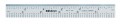 Mitutoyo 182-108 Wide Rigid Steel Rule, 6&quot; x 150 mm, 1/10&quot;, 1/50&quot;, 1 mm, 0.5 mm-