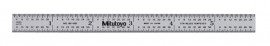 Mitutoyo 182-205 Fully-Flexible Steel Rule, 6&quot; x 150 mm, 1/32&quot;, 1/64&quot;, 1 mm, 0.5 mm-