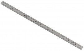 Mitutoyo 182-225 Series 182 Fully-Flexible Steel Ruler, 12&amp;quot; x 300 mm-