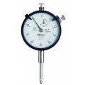 Mitutoyo 2050AB-01 Series 2 ANSI/AGD Flat-Back Dial Indicator, 20 mm, 0.01 mm graduation-
