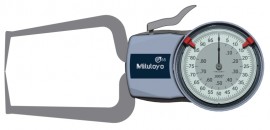 Mitutoyo 209-454 External Dial Caliper Gauge, 0 to 0.8&amp;quot;-