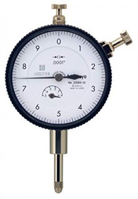 Mitutoyo 2358A-10 Dial Indicator, 0.5&quot;, 0.0001&quot;-