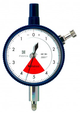 Mitutoyo 2910A-10 Series 2 Standard One Revolution Dial Indicator with Lug, 0.008&amp;quot;, SAE-