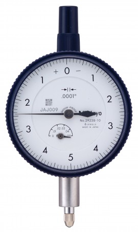 Mitutoyo 2923AB-10 Series 2 Standard Flat-Back Dial Indicator, 0.05&amp;quot;, 0.0001&amp;quot; graduation-