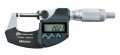 Mitutoyo 293-244-30 Coolant Proof Micrometer with ratchet thimble, 0 to 25 mm, 0.001 mm-