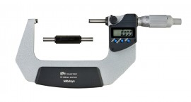 Mitutoyo 293-247-32 Coolant Proof Micrometer with ratchet thimble, 75 to 100 mm-