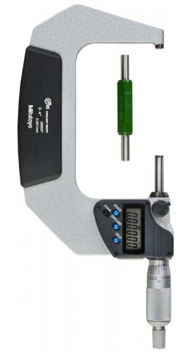 Mitutoyo 293-333-32 Coolant Proof Micrometer, 3-4"/76.2-101.6mm, with Ratchet Stop-
