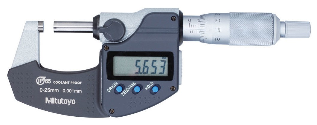 Mitutoyo 293-340-32 Coolant-Proof Digimatic Micrometer, 0 to Mitutoyo 293-340-32 Coolant-Proof Digimatic Micrometer, 0 to