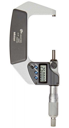 Mitutoyo 293-342-32 Coolant Proof Micrometer, 2-3&quot;/50.8-76.2mm, with Ratchet Stop without SPC-