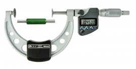 Mitutoyo 323-353-32 Series 323 Digimatic Disk Micrometer, 3 to 4&amp;quot;-