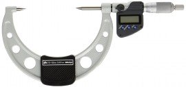 Mitutoyo 342-264-32 Point Micrometer with SPC, 30&amp;#176;, 75 to 100 mm-